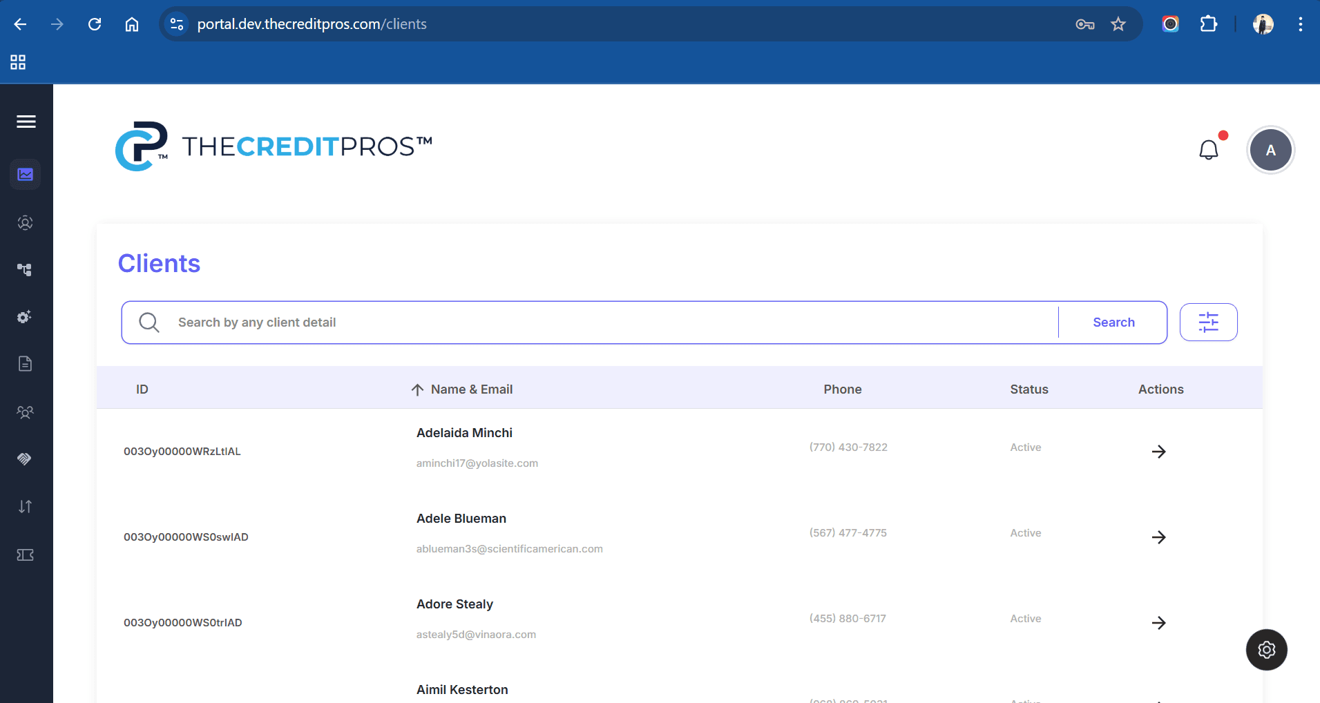 Screenshot of The Credit Pros